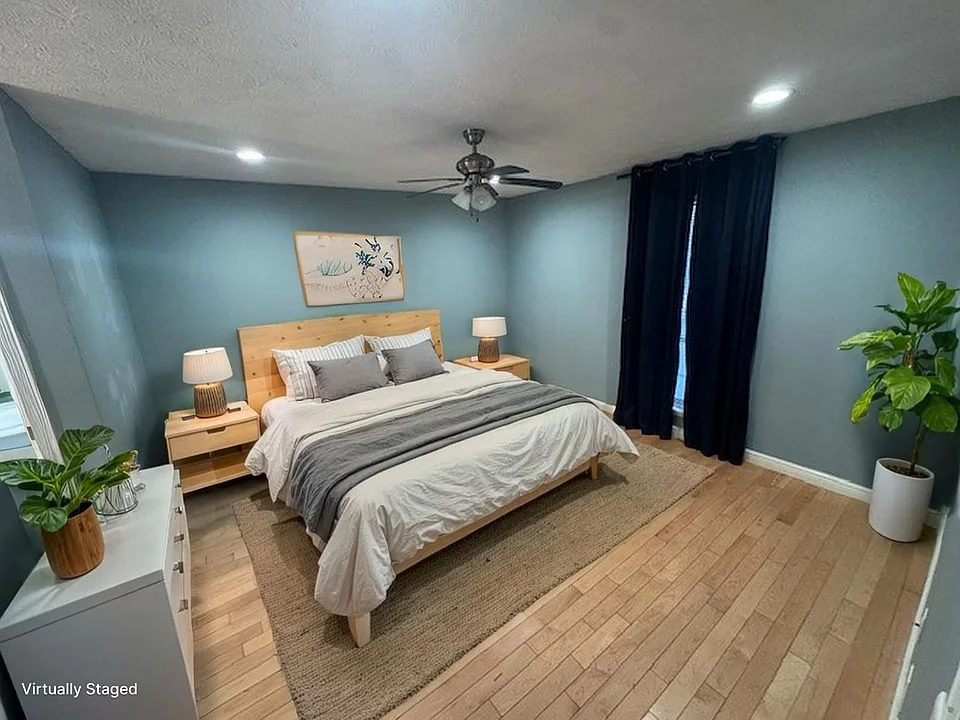 Bedroom at 1266 Fern Hill Drive, virtually staged
